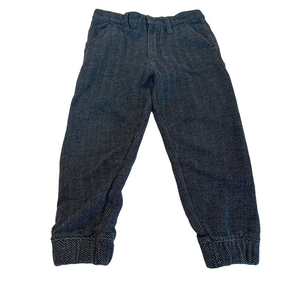 4/20$ Joe Fresh Toddler Blue Herringbone Pants size 4T
